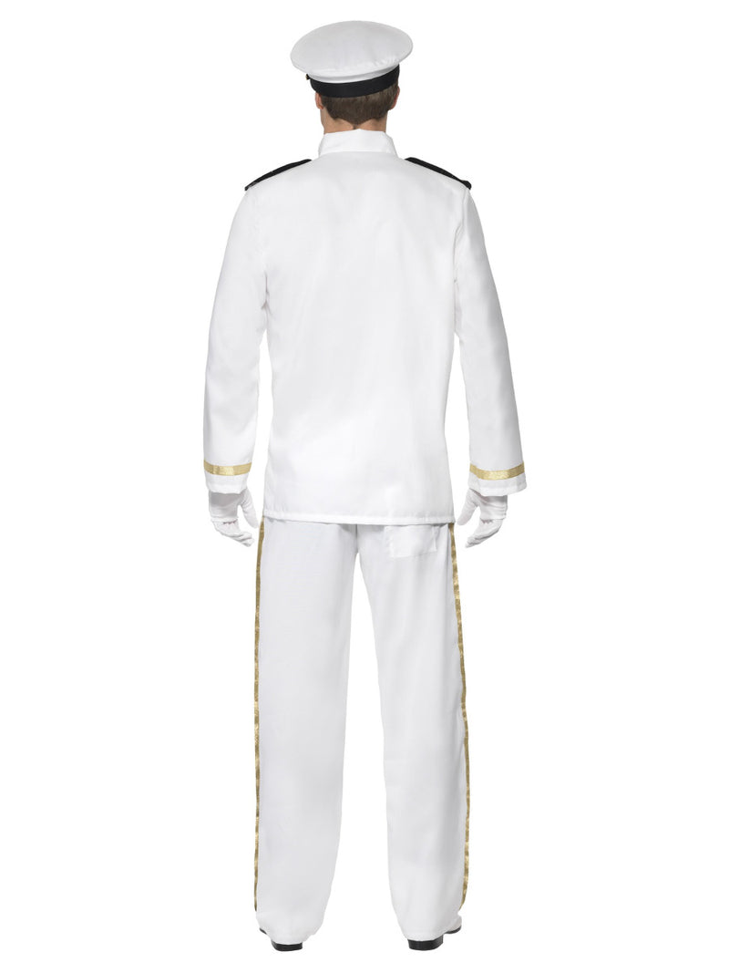 Deluxe Captain Costume, White - 3