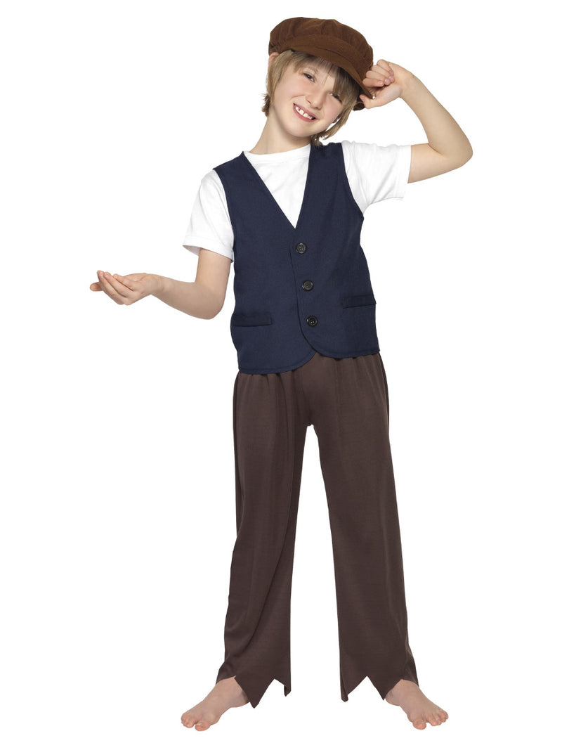 Victorian Poor Peasant Boy Kit, Brown - 1