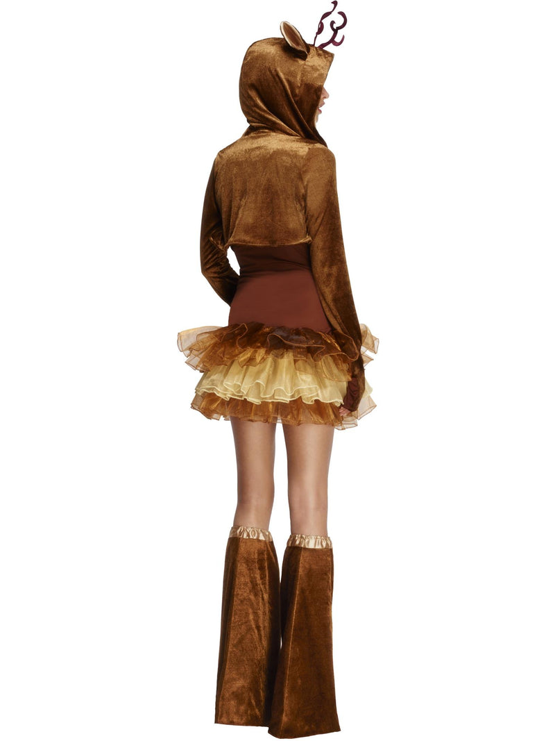Fever Reindeer Costume, Tutu Dress, Brown 2