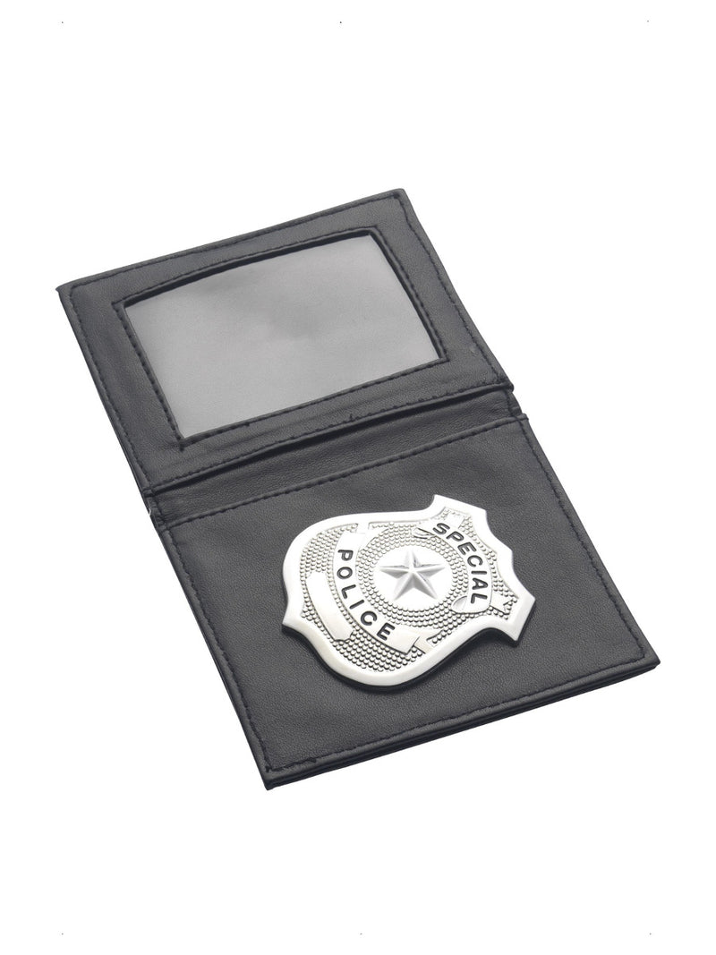 Police Badge, Silver - 1