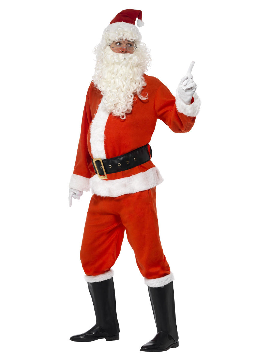 Deluxe Santa Costume, Red - 4
