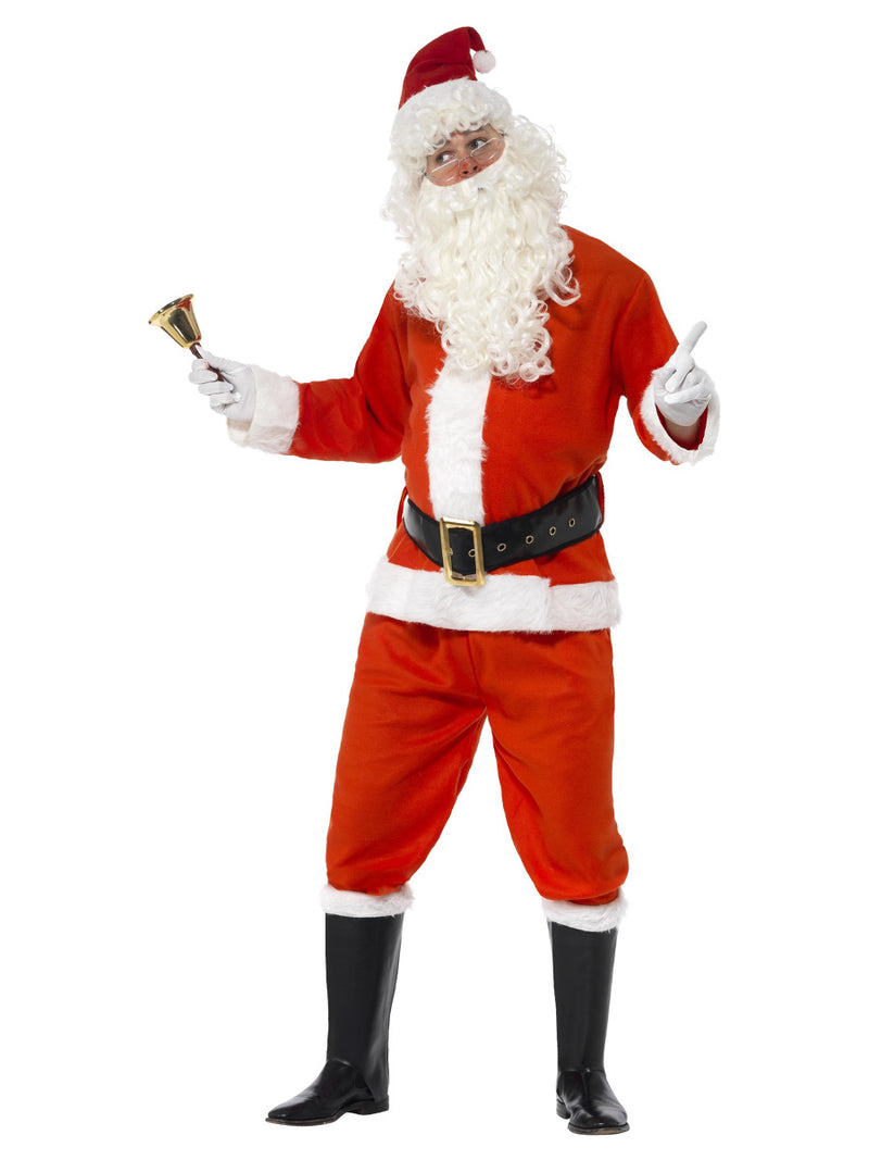 Deluxe Santa Costume, Red - 1