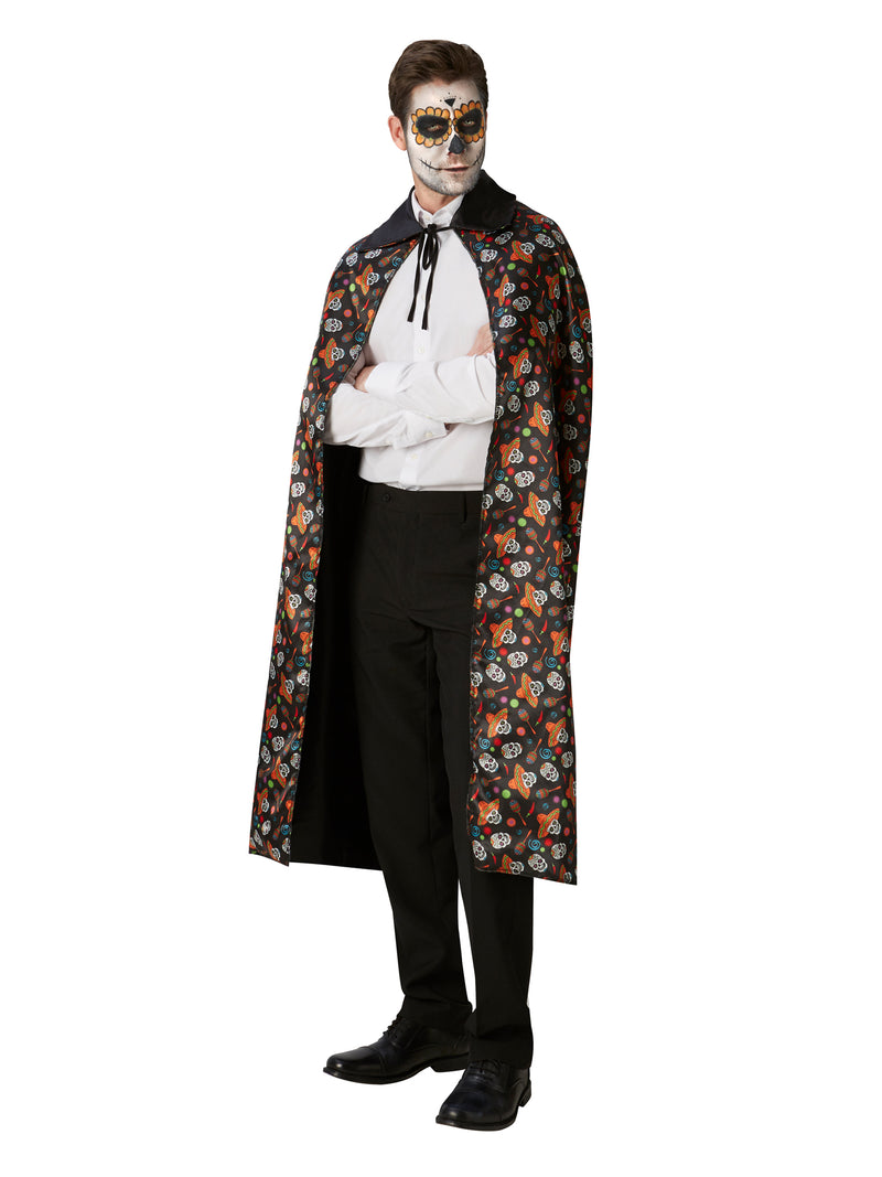 Day Of The Dead Reversible Cape