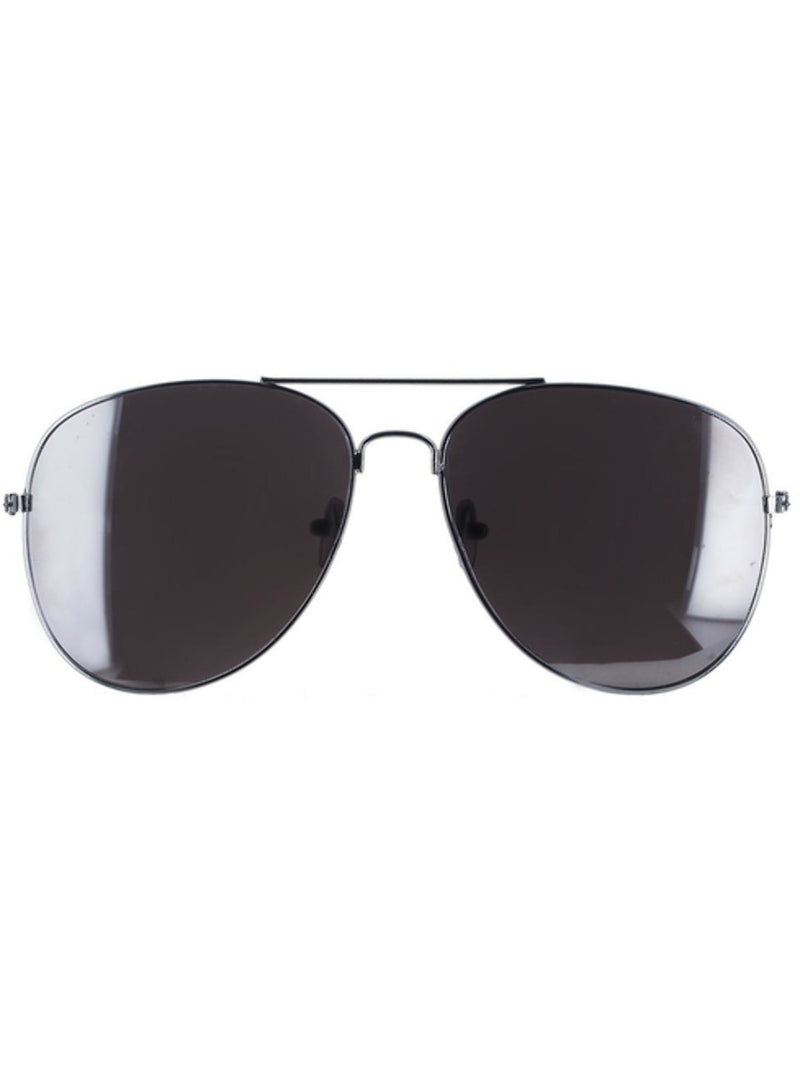 Aviator Specs, Silver Mirror, Silver & Black - 3