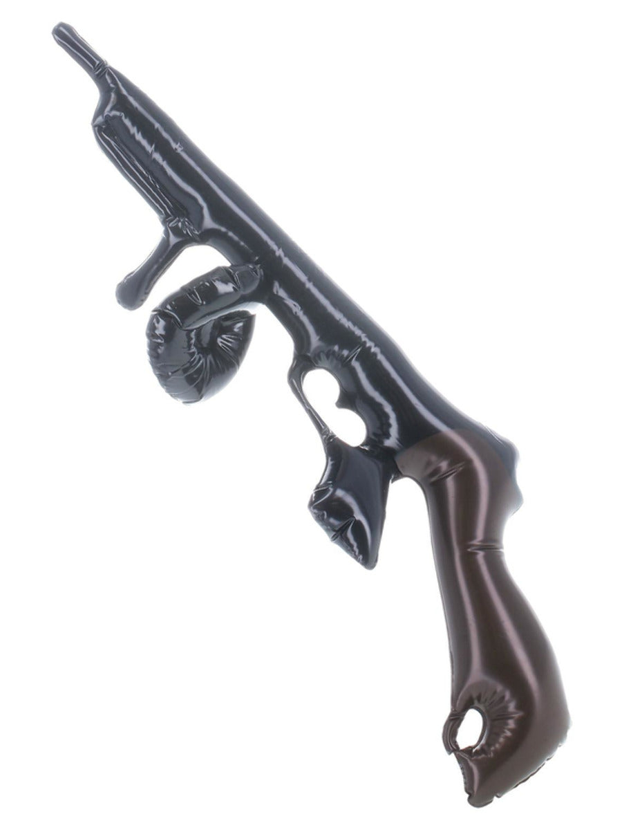 Inflatable Tommy Gun, Black - 1