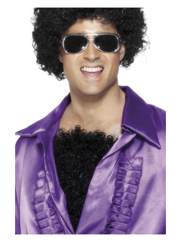 Deluxe Hairy Chest, Black - 2