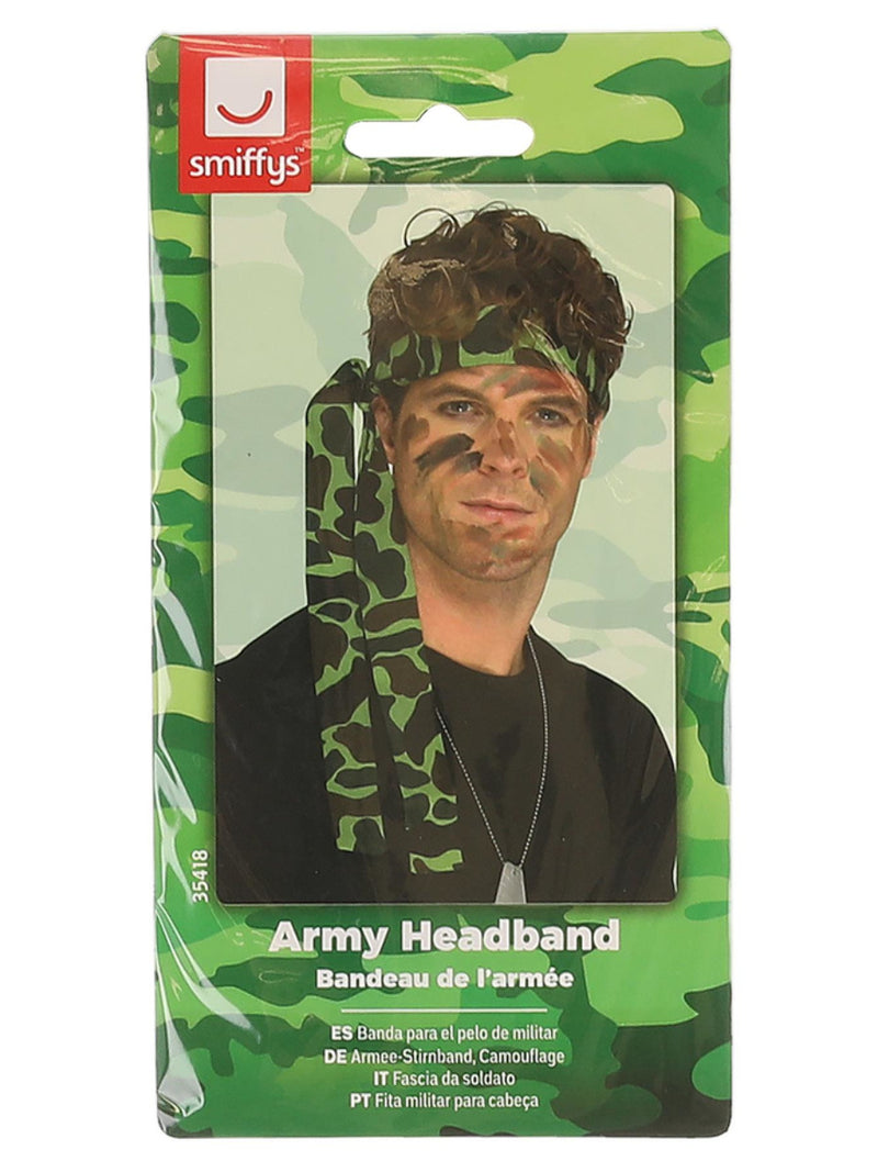Army Headband, Camouflage - 3