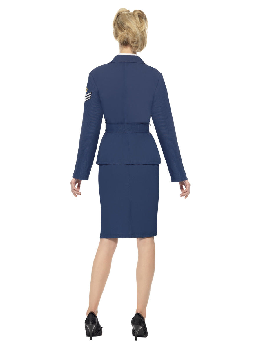 WW2 Air Force Female Captain, Blue - 3