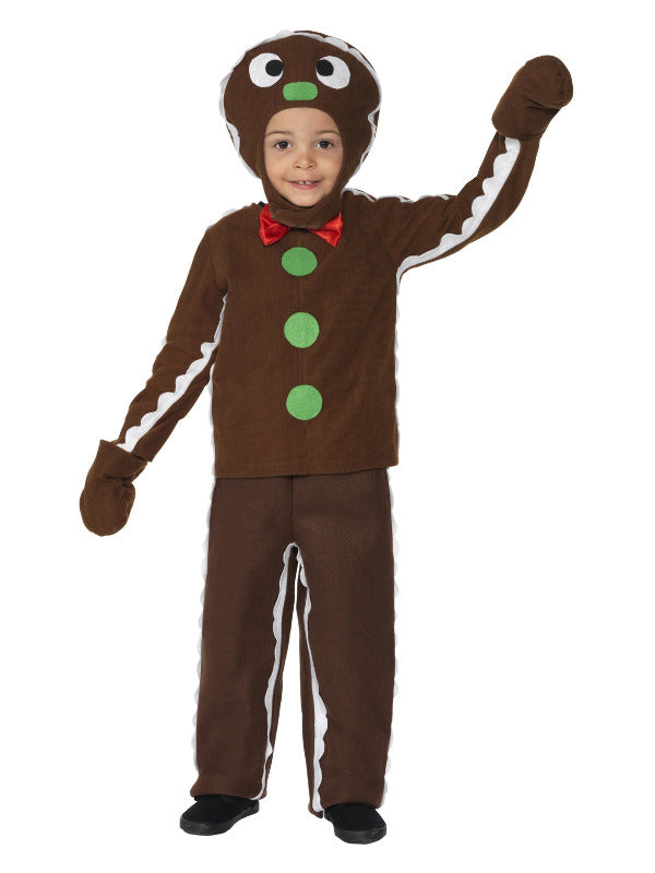 Little Gingerbread Man Costume, Brown - 2