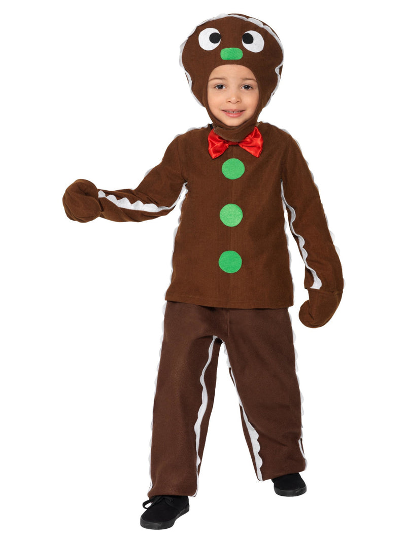Little Gingerbread Man Costume, Brown - 5