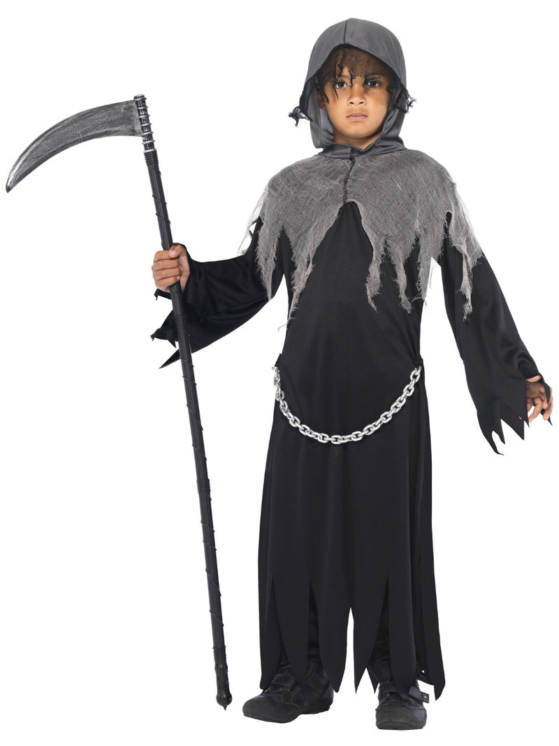 Grim Reaper Costume, Black - 1