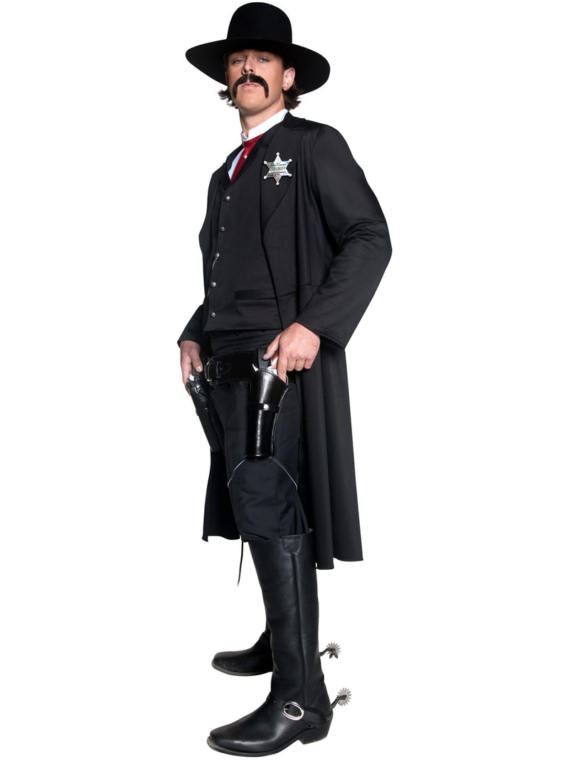 Deluxe Authentic Western Sheriff Costume, Black 3