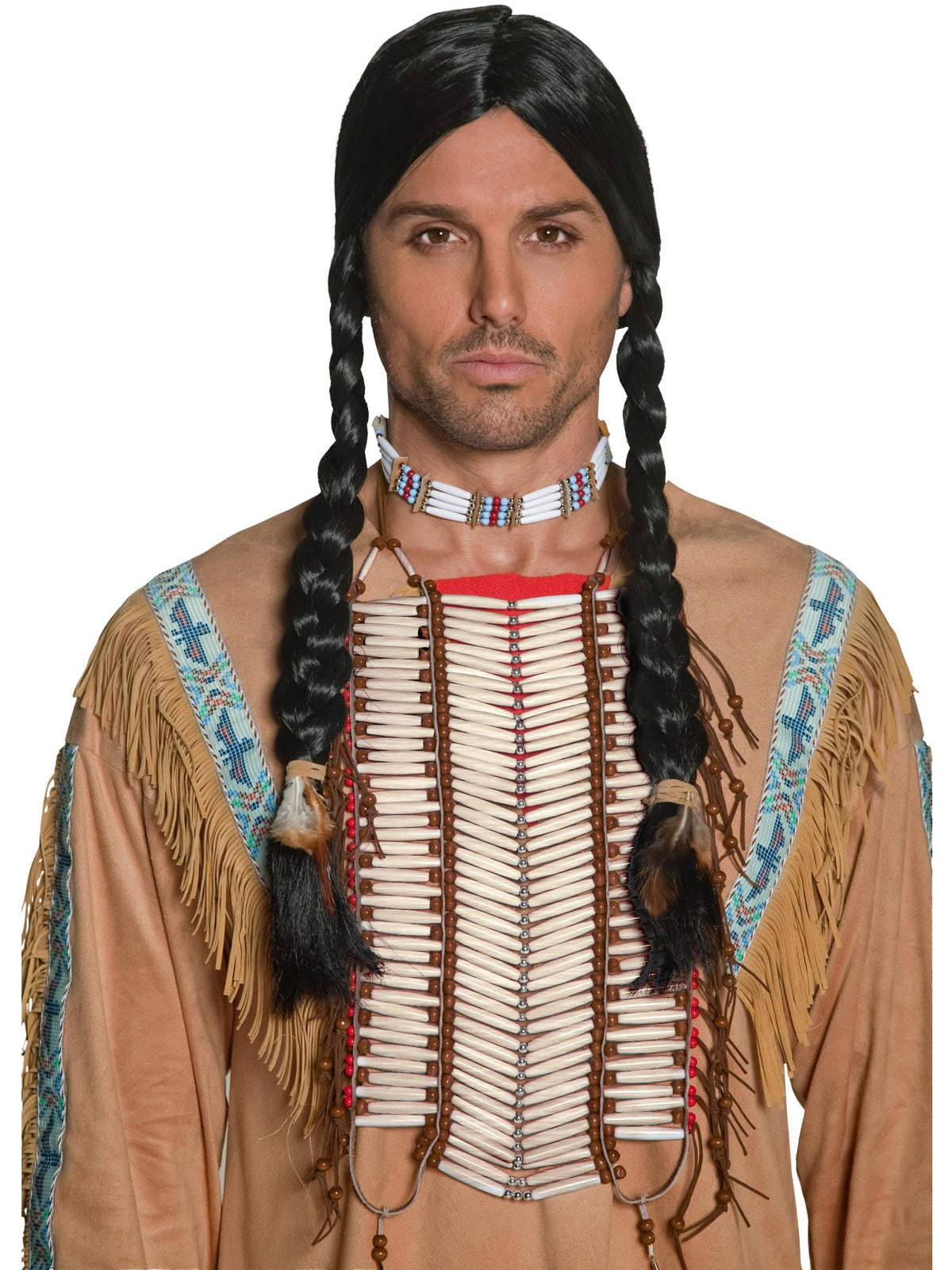 Native American Inspired Breastplate, Cream 1
