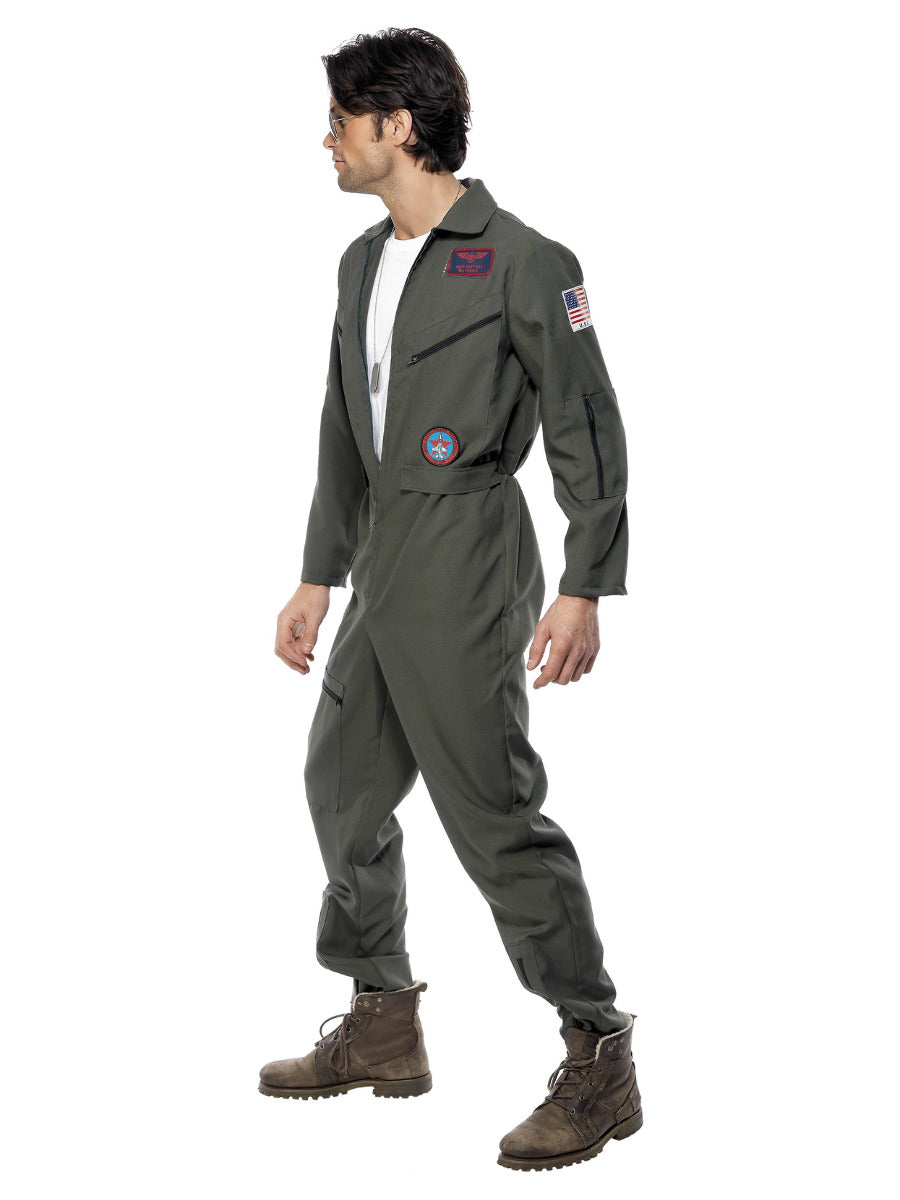Top Gun Costume, Green - 4