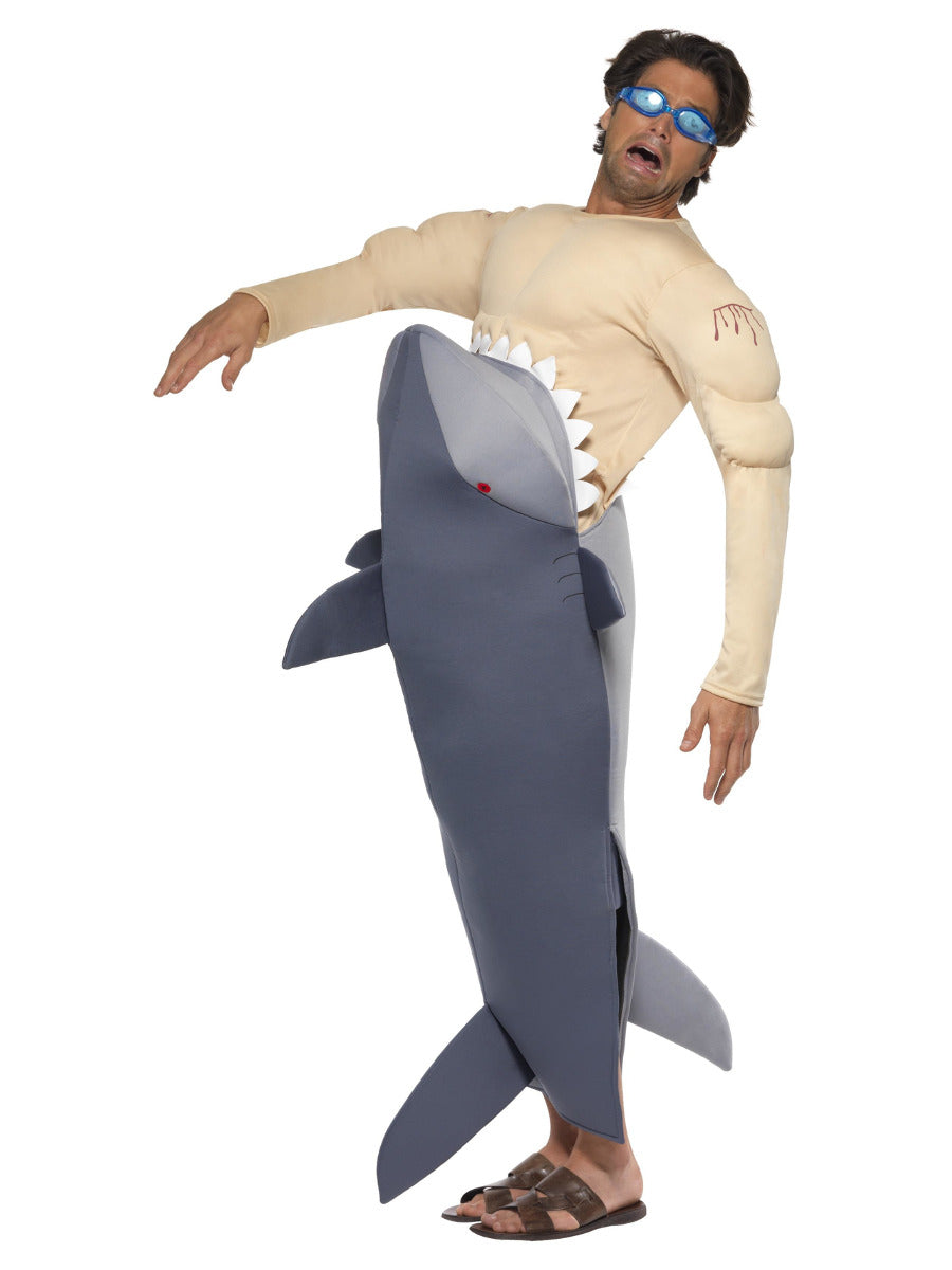 Man-Eating Shark Costume, Grey - 1