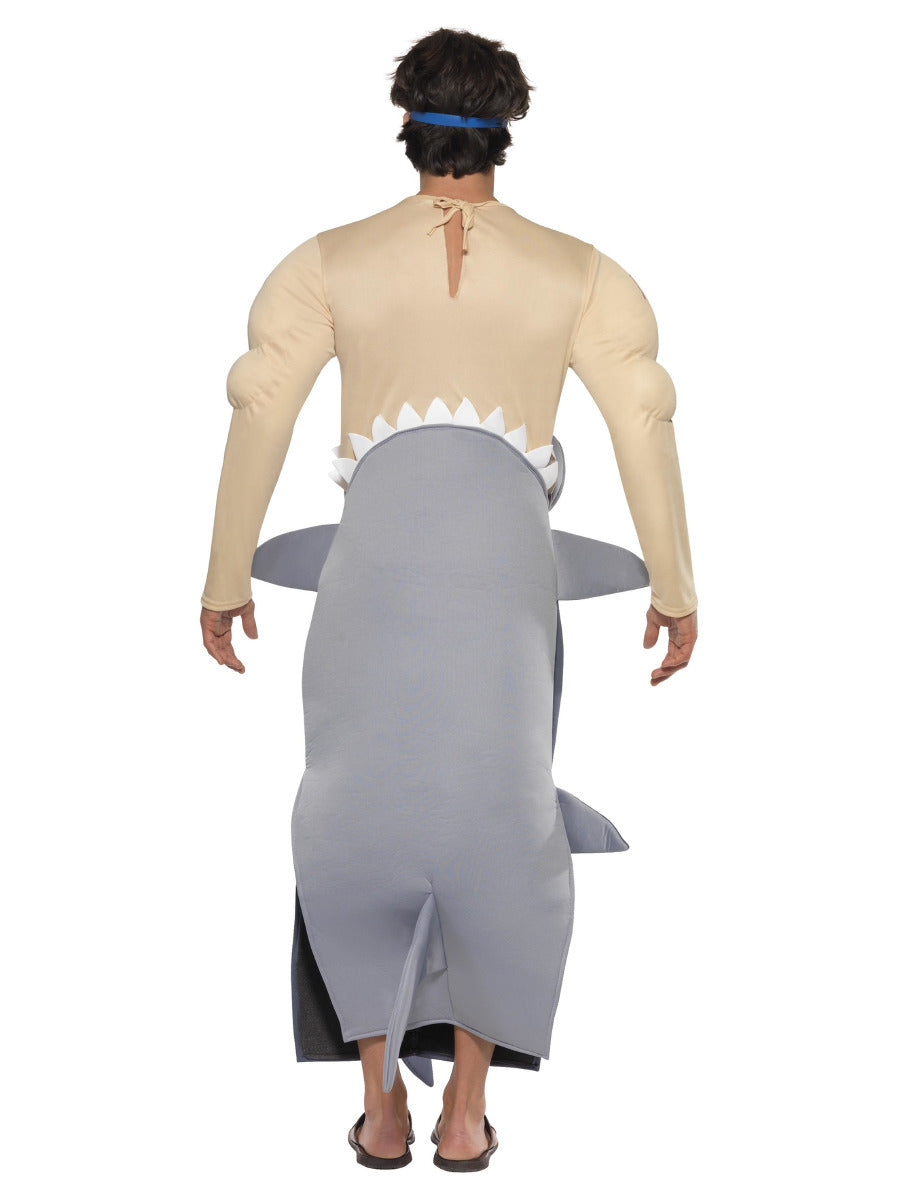 Man-Eating Shark Costume, Grey - 3