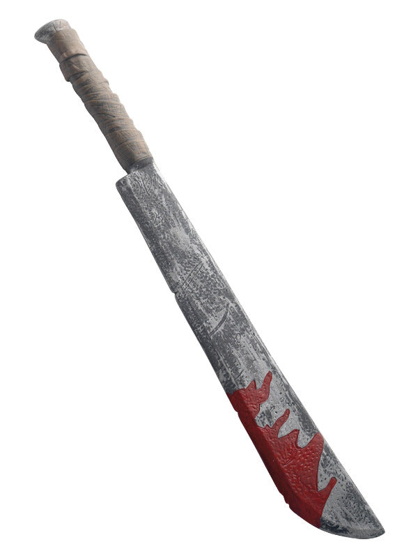 Blooded Chopper Machete Toy Prop, Grey - 2