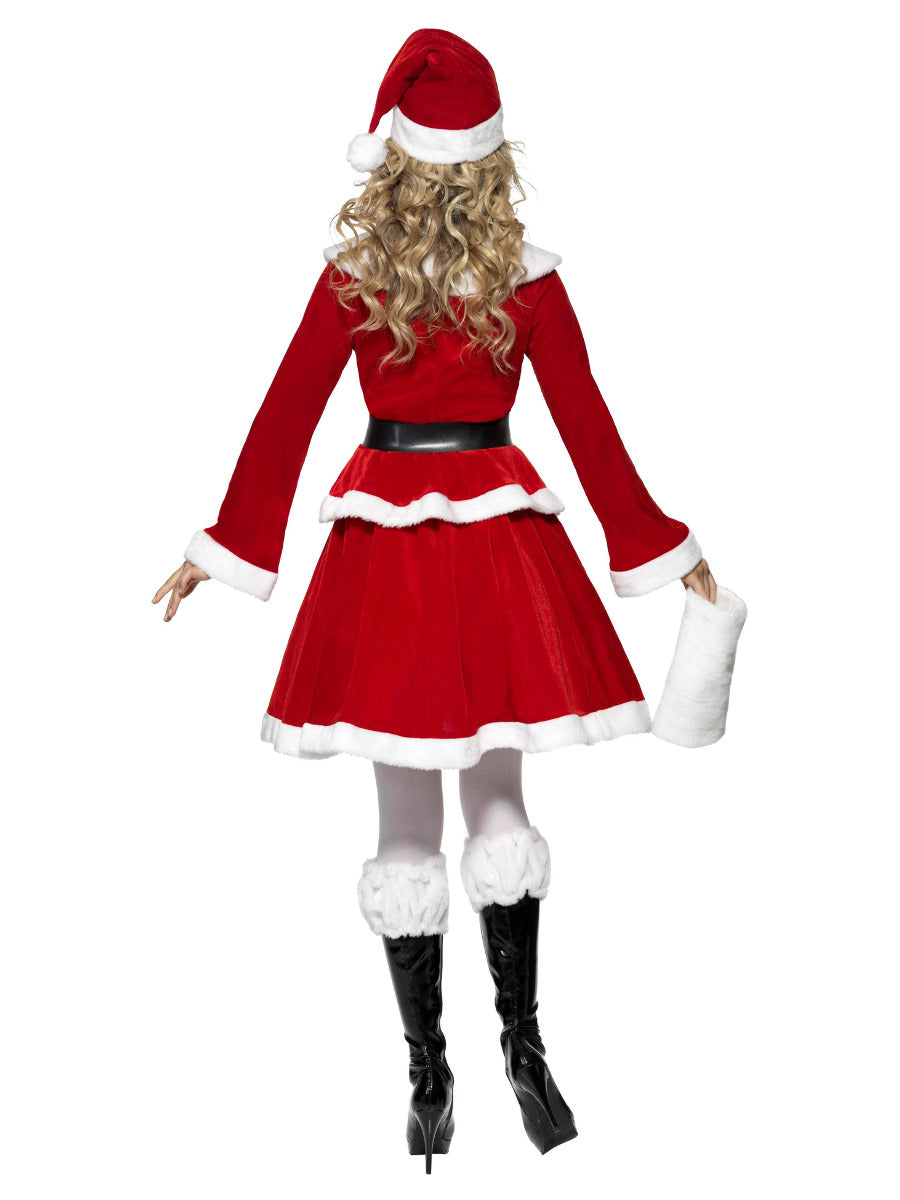 Miss Santa Costume, Red - 3