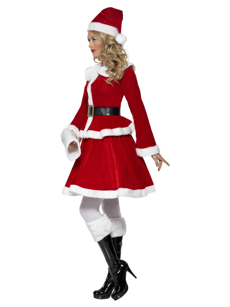 Miss Santa Costume, Red - 4