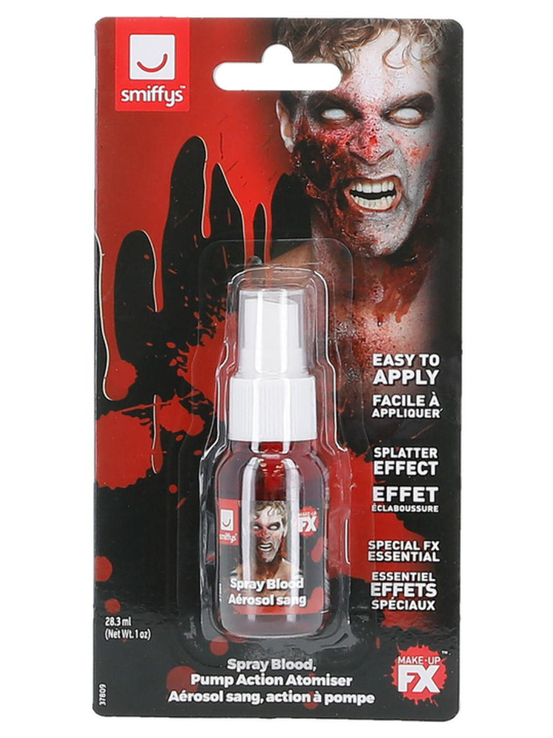Smiffys Make-Up FX, Spray Blood, Red - 3