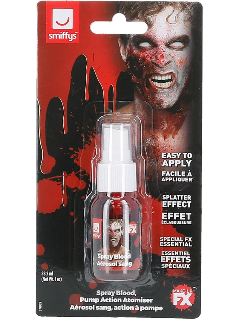 Smiffys Make-Up FX, Spray Blood, Red 2