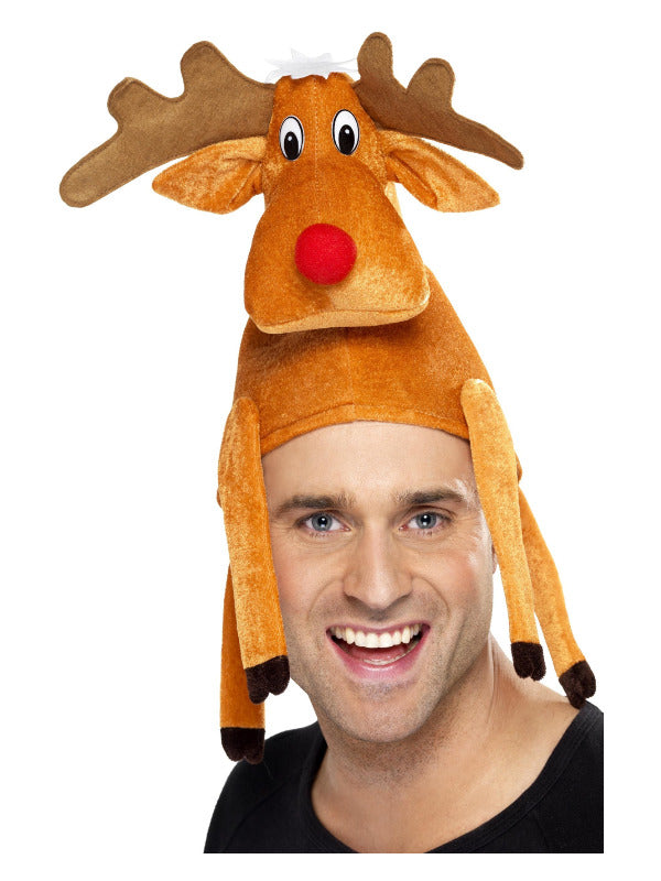 Reindeer Hat, Brown - 2