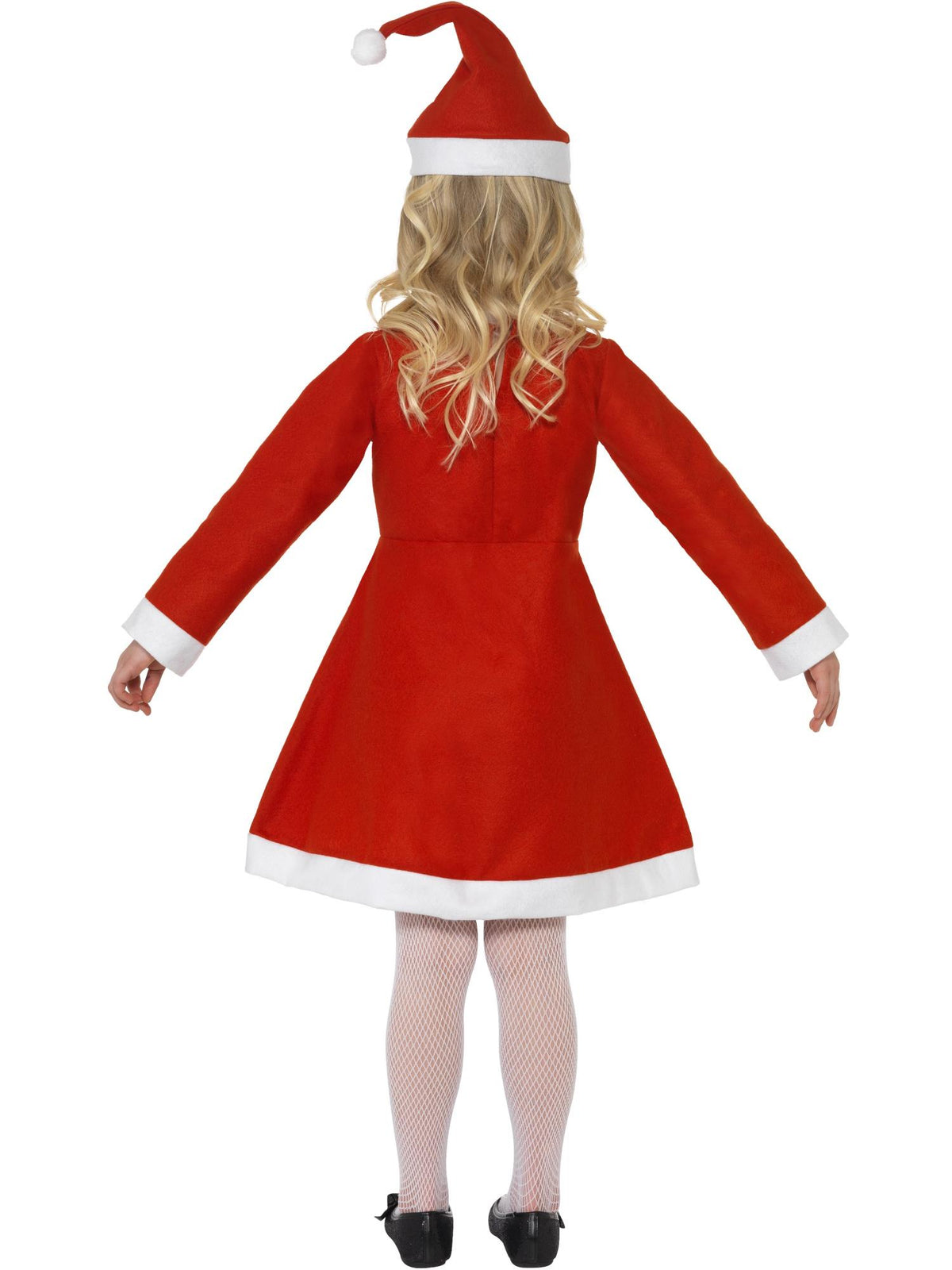 Santa Girl Costume, Red 2