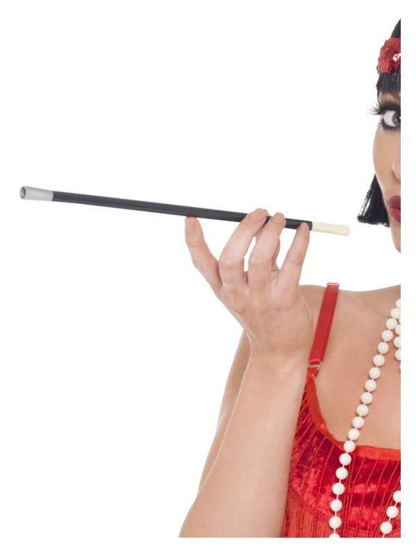 20s Style Cigarette Holder, Black - 2