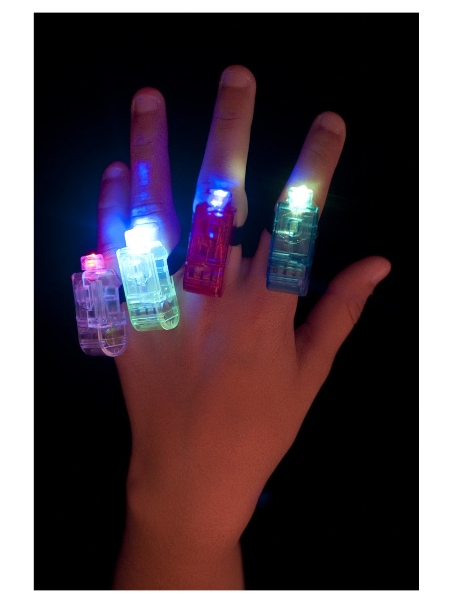 Multi Colour, Multi Flashing Finger Lights, Assort - 1