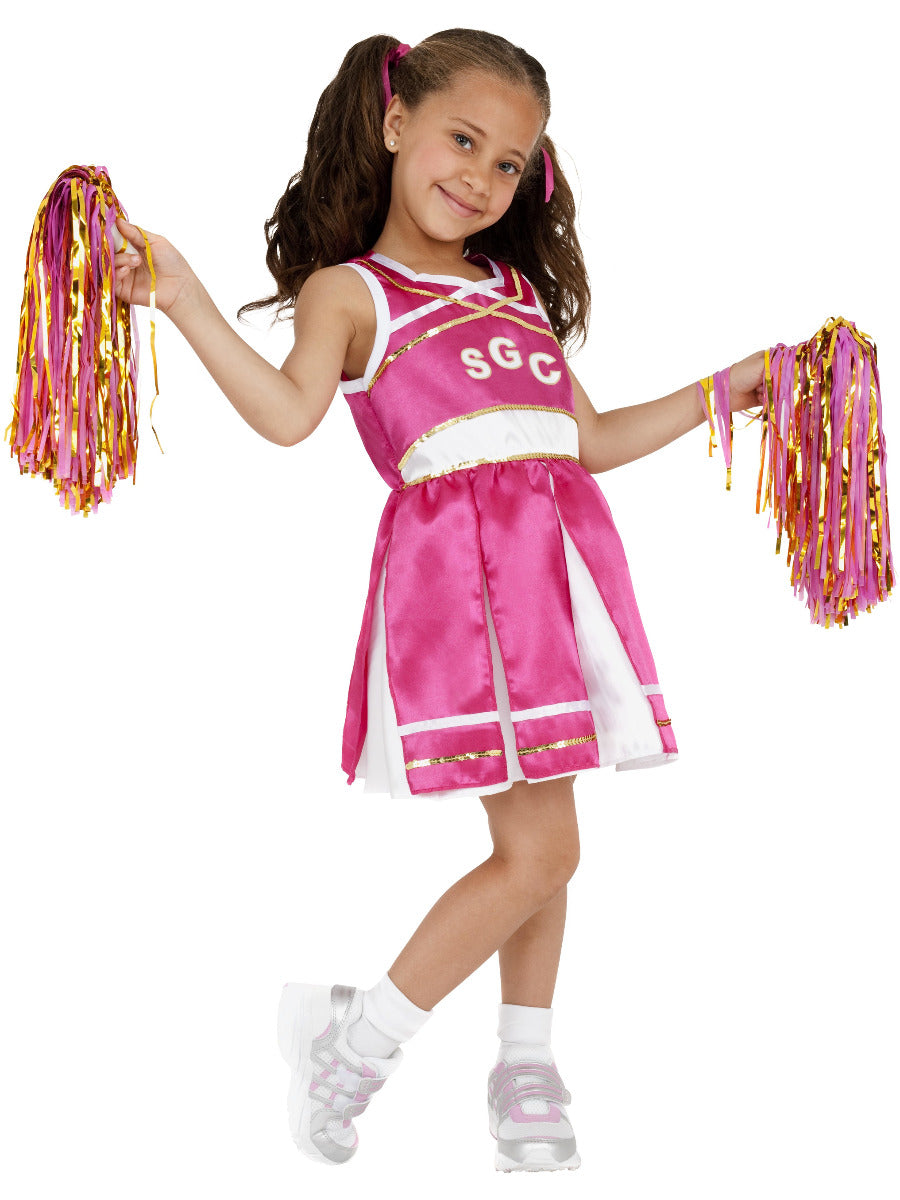 Cheerleader Costume, Child, Pink - 1