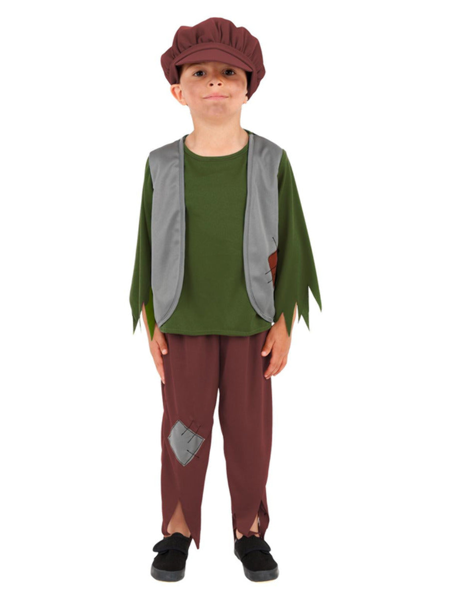 Victorian Poor Boy Costume, Green - 5
