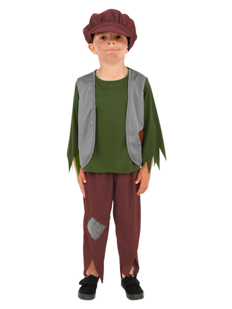 Victorian Poor Boy Costume, Green - 5