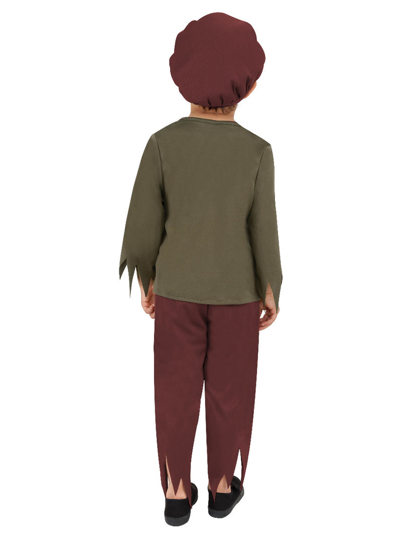 Victorian Poor Boy Costume, Green - 3