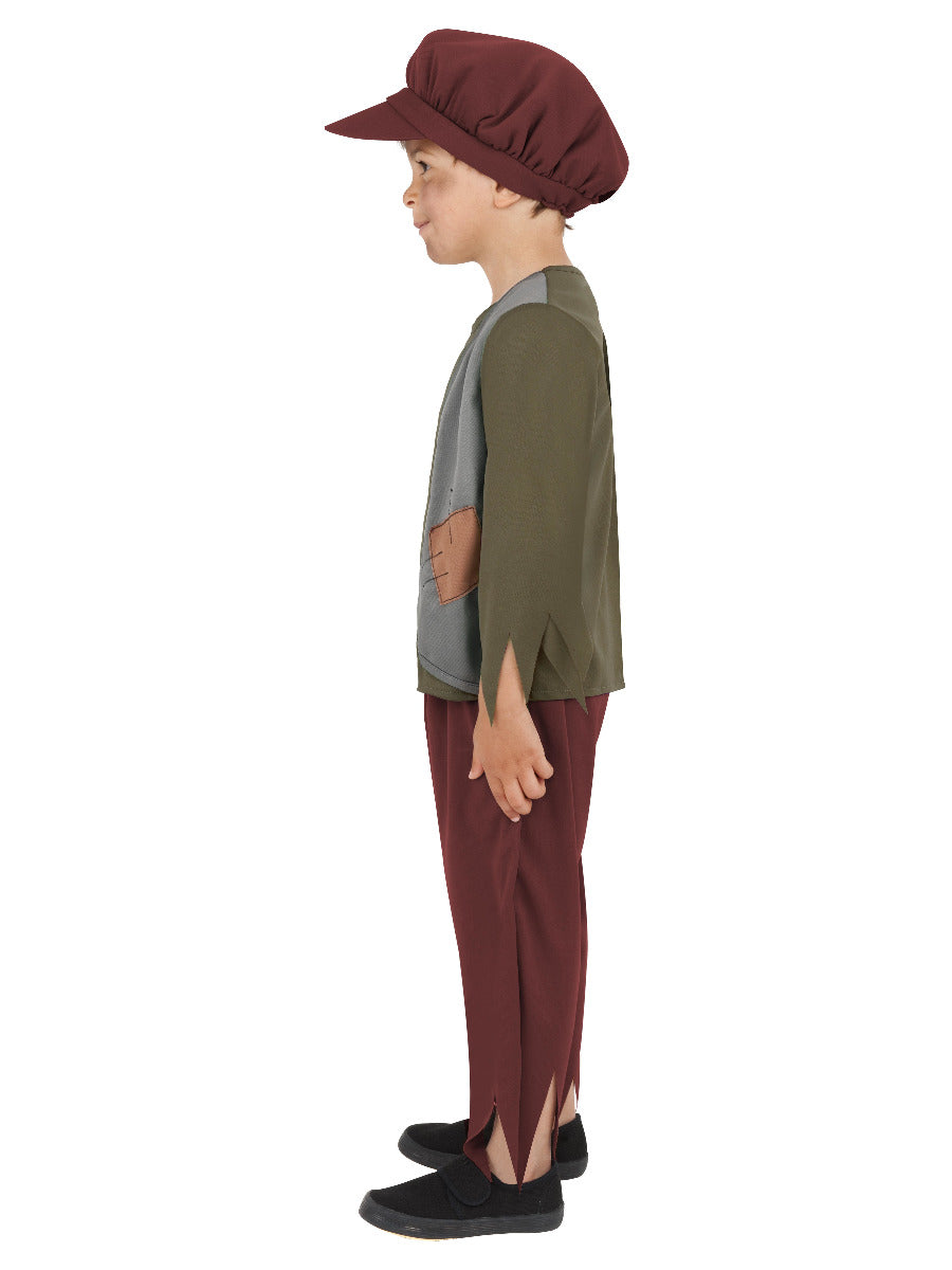Victorian Poor Boy Costume, Green - 4