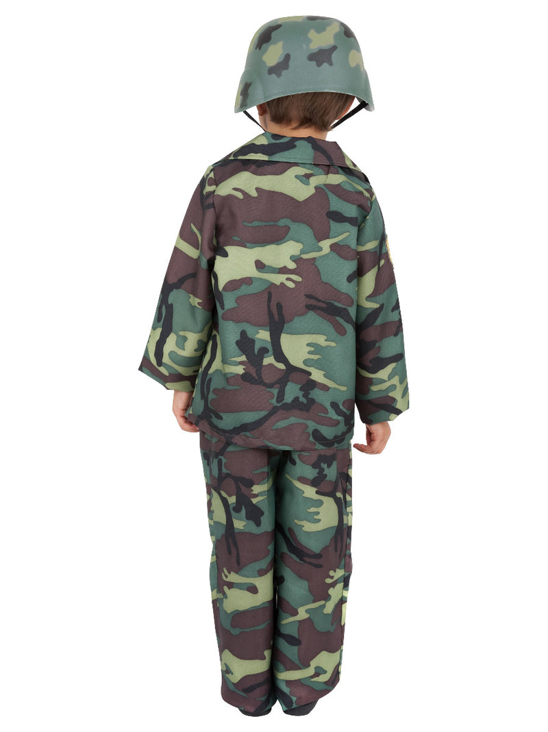 Army Boy Costume, Camouflage - 3