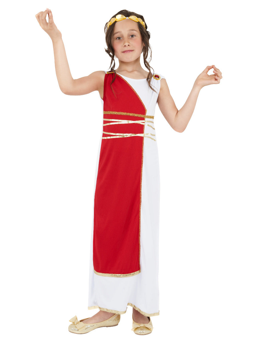 Grecian Girl Costume, Red - 1