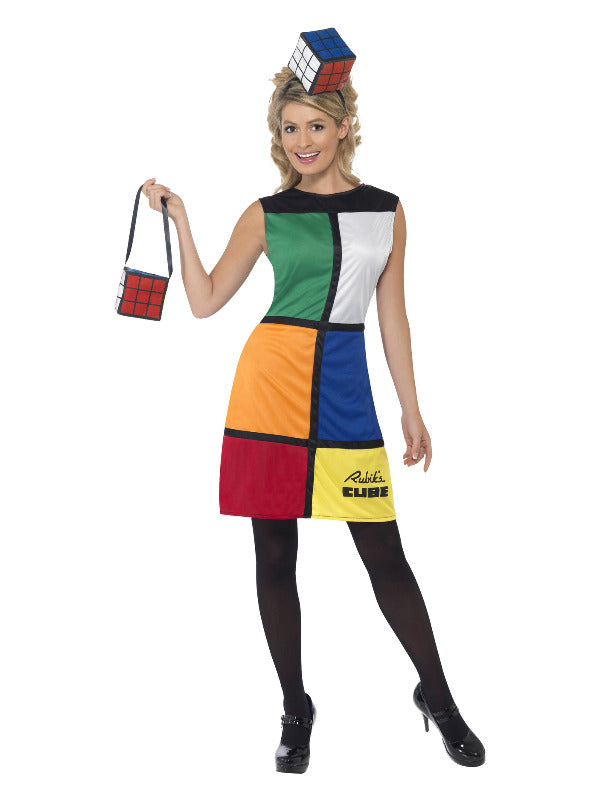 Rubik's Cube Costume, Multi-Coloured - 2
