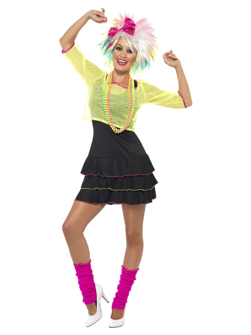80s Pop Tart Costume, Black & Yellow - 5