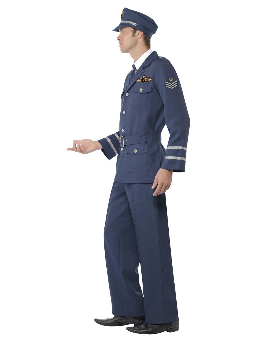 WW2 Air Force Captain Costume, Blue - 4