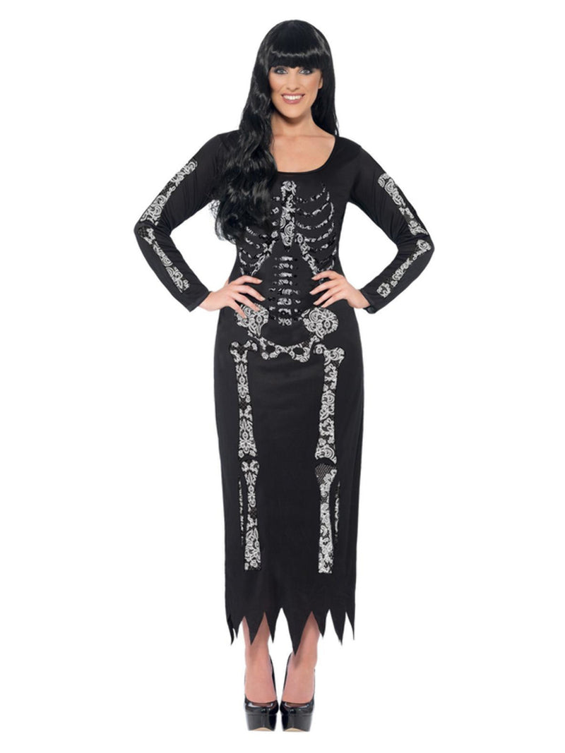 Skeleton Costume, Black - 5