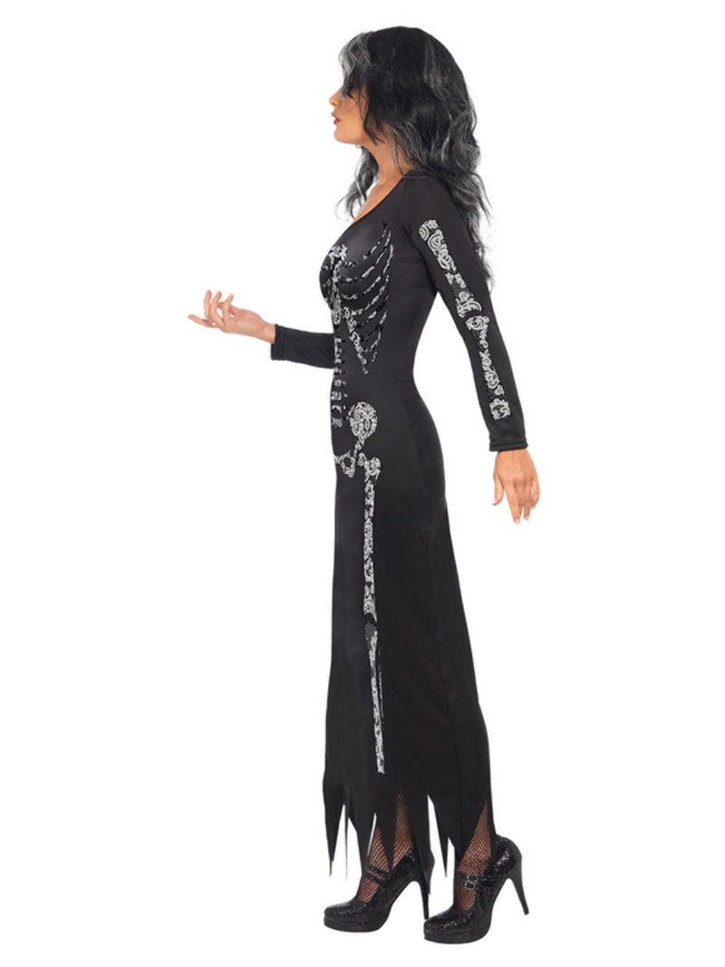 Skeleton Costume, Black - 4