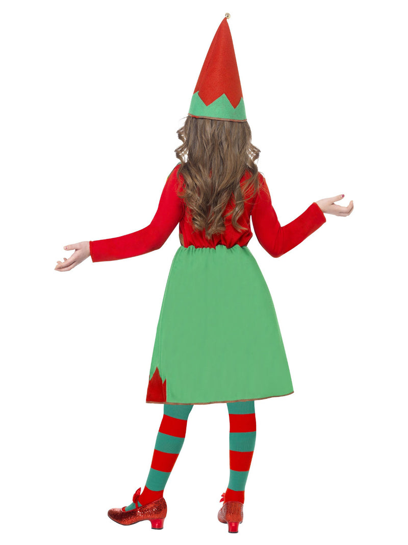 Santa's Little Helper Costume, Red & Green - 3