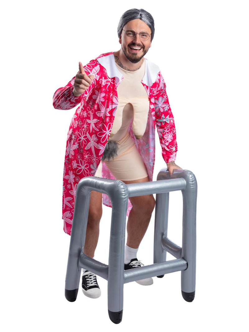 Gravity Granny Costume, Patterned - 5