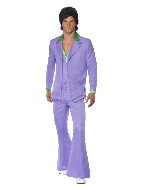 Lavender 70s Suit Costume, Purple - 2