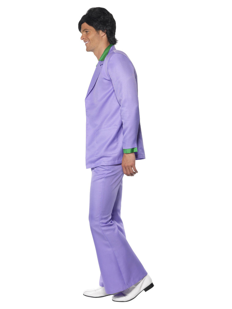 Lavender 70s Suit Costume, Purple - 4