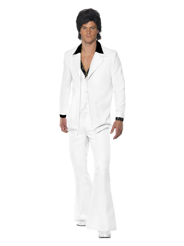 70s Suit Costume, White - 2