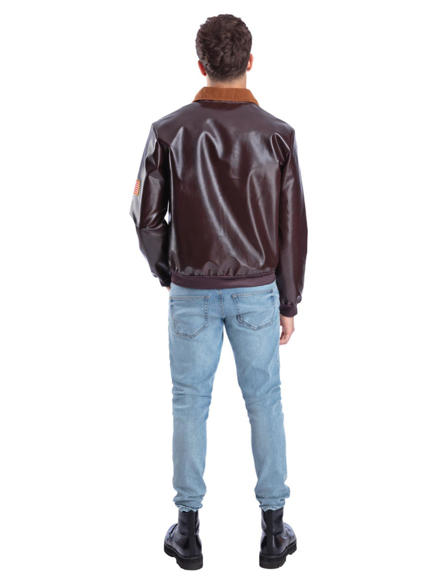 Top Gun Bomber Jacket, Brown - 3