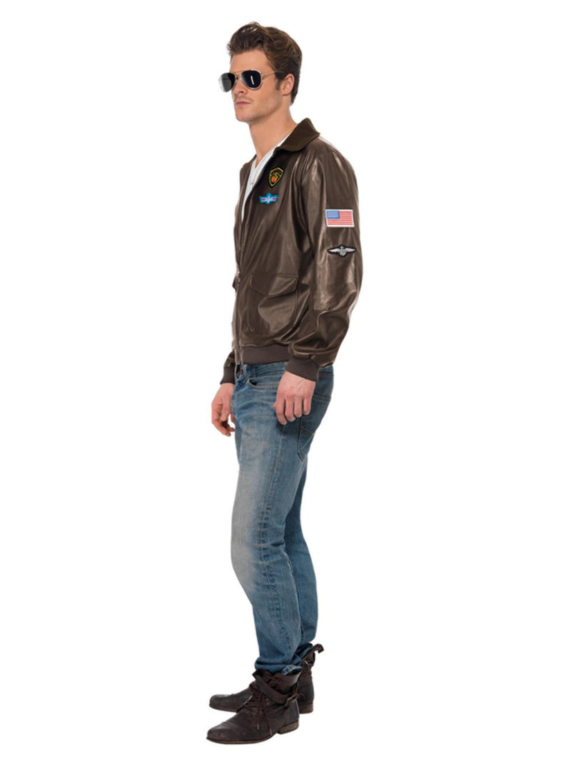 Top Gun Bomber Jacket, Brown - 4