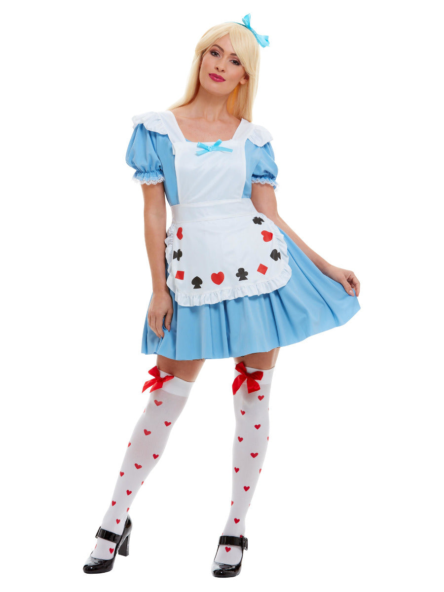 Deck of Cards Girl Costume, Blue - 1