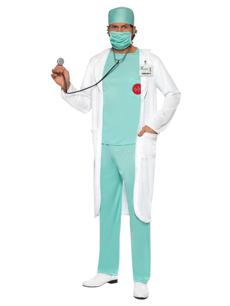 Doctor Costume, Green - 1